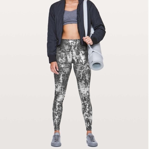 Lululemon Wunder Under Hi-Rise Tight Brindle Foil 28" - Picture 2 of 14